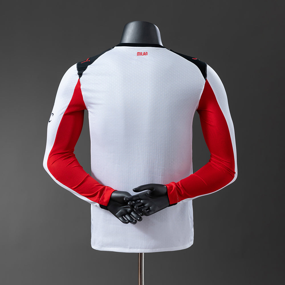 Ac Milan Visitante Player Version 25-26 – Manga Larga
